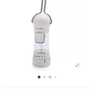 Sur La Table White and Transparent Spice Grinder